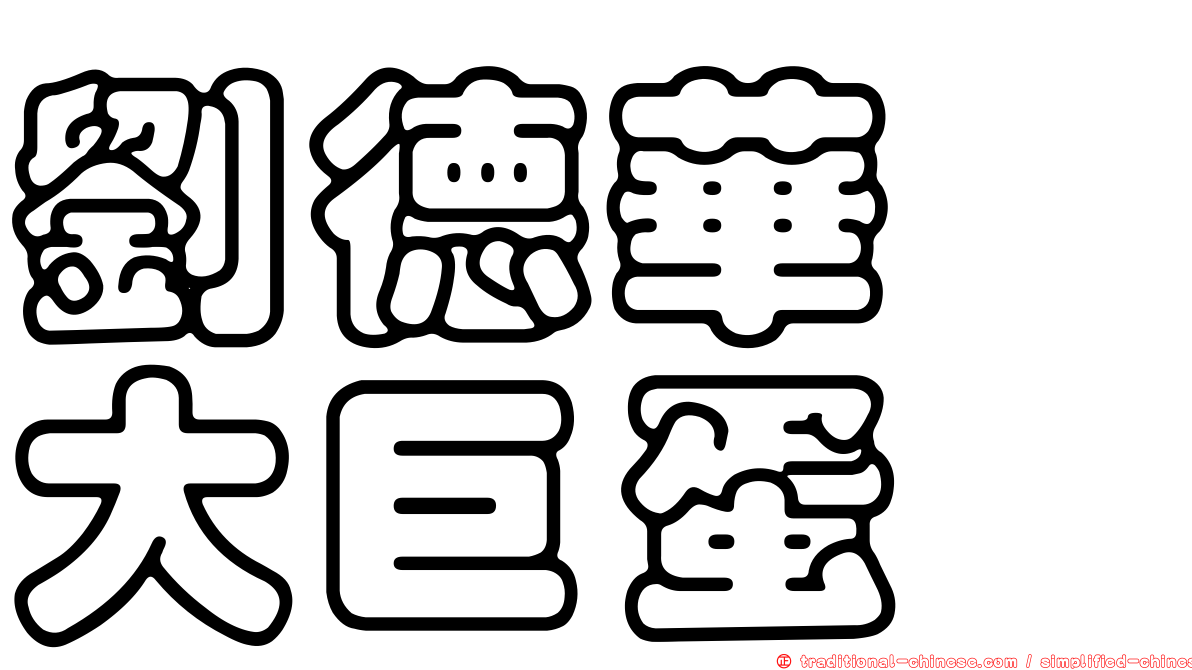 劉德華　大巨蛋